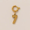 Stainless Steel And Titanium Steel Lucky Number Pendant Necklace With Letters And Text Pattern Electroplating And Vacuum Plating Process Fashion Style