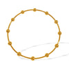 Stainless Steel And 316L Stainless Steel Minimalist Geometric Round Bead Women's Bracelet With Electroplating