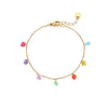 Stainless Steel And Titanium Steel Necklace And Bracelet With Heart Water Drop Bell Pattern Electroplated Fashion Style