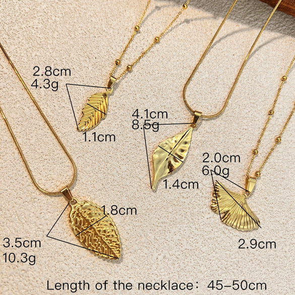 Stainless Steel And Titanium Steel Necklace Ushaped Retro Minimalist Style Electroplated