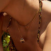 Stainless Steel And Titanium Steel Nonfading Love Clavicle Chain Electroplated Women's Jewelry