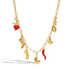 Stainless Steel And Titanium Steel Pepper Pendant Necklace For Women Electroplated Light Luxury Niche Jewelry