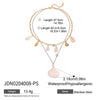 Stainless Steel And Titanium Steel Shell Necklace Electroplated Women's Niche Marine Resort Style