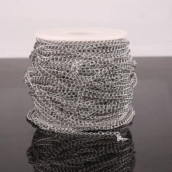 Stainless Steel And Titanium Steel Tail Chain And Extended Chain Diy Handmade Jewelry Accessories With Electroplating Treatment