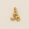 Stainless Steel And Titanium Steel Twelve Constellations Asymmetrical Pendant Necklace With Furnace Vacuum Plating And Color Retention