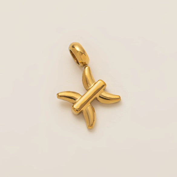 Stainless Steel And Titanium Steel Twelve Constellations Asymmetrical Pendant Necklace With Furnace Vacuum Plating And Color Retention
