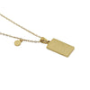 316L Stainless Steel And 316L Stainless Steel Twelve Constellations Pendant Necklace With Cross Chain And Electroplating