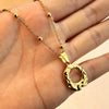 Stainless Steel And Titanium Steel Ushaped Retro Minimalist Electroplated Pendant Necklace Unisex