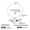 Stainless Steel And Titanium Steel Women's Heart Letter Pendant Necklace With Electroplating