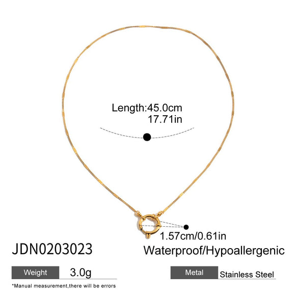 Stainless Steel And Titanium Steel Women's Heart Letter Pendant Necklace With Electroplating