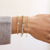 Stainless Steel And Titanium Steel Women's Simple Style Bracelet With Heart Shape And Electroplating Featuring Love Devil's Eye Cross And Four Leaf Clover Elements