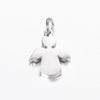 Stainless Steel Angel Cut Out Pendant Diy Necklace Bracelet Hanging Ring Accessories Electroplated