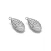 Stainless Steel Angel Heart Corn Hollow Pendant Accessories For Ladies Jewelry Diy