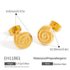 Stainless Steel Animal And Zodiac Shape Electroplated Earrings