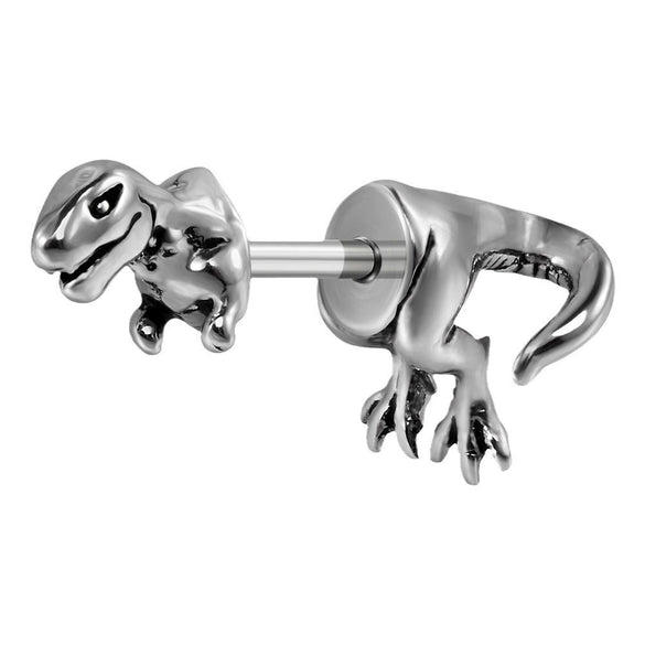 Stainless Steel Animal Geometric Punk Polished Earrings