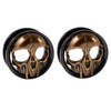 Stainless Steel Animal Shaped Electroplated Earrings Horn Bee Snake Skull