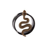 Stainless Steel Animal Shaped Electroplated Earrings Horn Bee Snake Skull