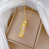 Stainless Steel Animal Zodiac Cartoon Style Pendant Necklace For Women And Men