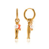 Stainless Steel Animal Zodiac Electroplated Light Luxury Women's Earrings