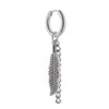 Stainless Steel Animal Zodiac Geometric Leaf Snakeshaped Skull Ear Buckle Earrings And Ear Bone Ring With Electroplating