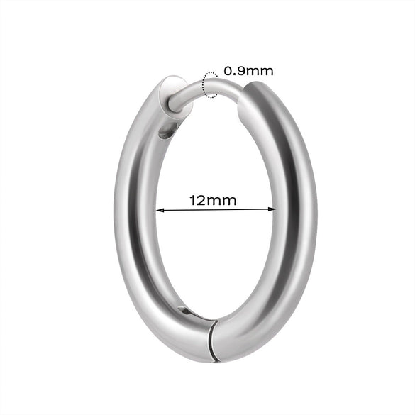 Stainless Steel Animal Zodiac Geometric Leaf Snakeshaped Skull Ear Buckle Earrings And Ear Bone Ring With Electroplating