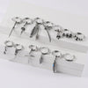Stainless Steel Animal Zodiac Geometric Leaf Snakeshaped Skull Ear Buckle Earrings And Ear Bone Ring With Electroplating