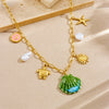 Stainless Steel Animal Zodiac Goldplated Pendant Necklace