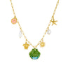Stainless Steel Animal Zodiac Goldplated Pendant Necklace