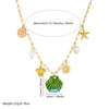 Stainless Steel Animal Zodiac Goldplated Pendant Necklace