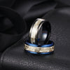 Stainless Steel Animal Zodiac Luminous Ring Electroplated Jewelry For Men And Women