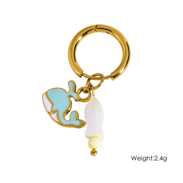 Stainless Steel Animal Zodiac Original Design Electroplated Women's Earrings