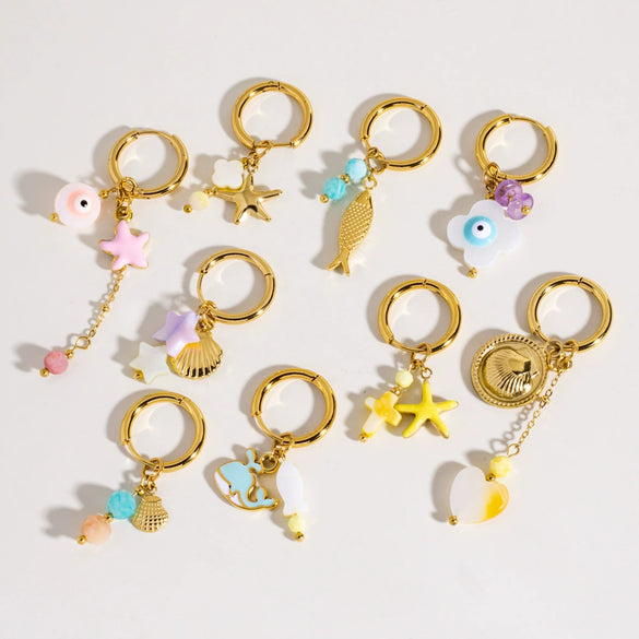 Stainless Steel Animal Zodiac Original Design Electroplated Women's Earrings