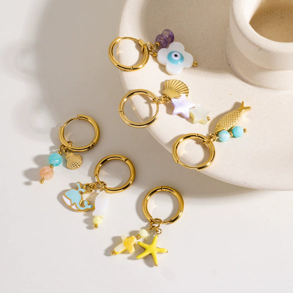 Stainless Steel Animal Zodiac Original Design Electroplated Women's Earrings