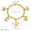 Stainless Steel Animal Zodiac Pendant Bracelet With Electroplating