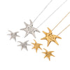 Stainless Steel Animals Geometric Irregular Starfish Vortex Spiral Earrings Electroplated