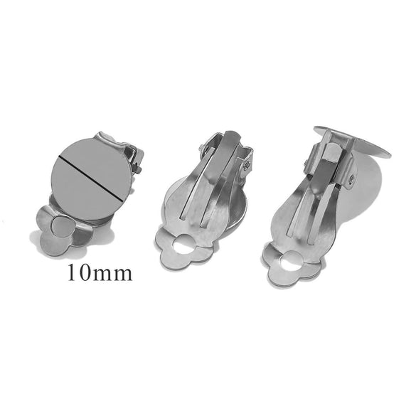 Stainless Steel Antiallergy Electroplated Diy Handmade Ear Clip Jewelry
