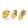 Stainless Steel Antiallergy Electroplated Diy Handmade Ear Clip Jewelry