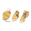 Stainless Steel Antiallergy Electroplated Diy Handmade Ear Clip Jewelry