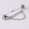 Stainless Steel Antler Pattern Electroplated Round Ball Conical Ball Magnetic Nose Ring Piercing Earrings Unisex