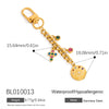 Stainless Steel Bag Chain Jewelry Accessories Electroplated Minimalist Style