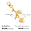Stainless Steel Bag Chain Jewelry Accessories Electroplated Minimalist Style