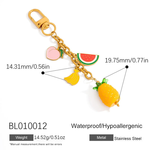 Stainless Steel Bag Chain Jewelry Accessories Electroplated Minimalist Style