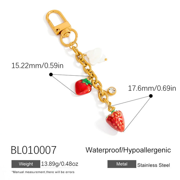 Stainless Steel Bag Chain Jewelry Accessories Electroplated Minimalist Style