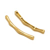 Stainless Steel Bamboo Elbow Pendant Vacuum Plating Casting Jewelry Accessories