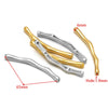 Stainless Steel Bamboo Elbow Pendant Vacuum Plating Casting Jewelry Accessories