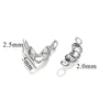 Stainless Steel Bead Buckle Pearl Necklace Gold Plated Electroplated Diy Jewelry