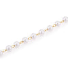 Stainless Steel Bead Chain Antipearl Chain Vacuum Electroplating Rice Bead Chain Fashion Necklace Bracelet Diy With Electrolytic Brightening And String Of Pearls Pattern