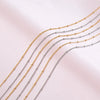 Stainless Steel Bead Chain Clip Ball Chain With Beads Electroplated Diy Jewelry Accessories Wholesale Material