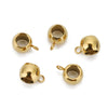 Stainless Steel Bead Earrings Accessories With Vacuum Electroplating And Welding Handmade Diy