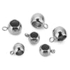 Stainless Steel Bead Earrings Accessories With Vacuum Electroplating And Welding Handmade Diy